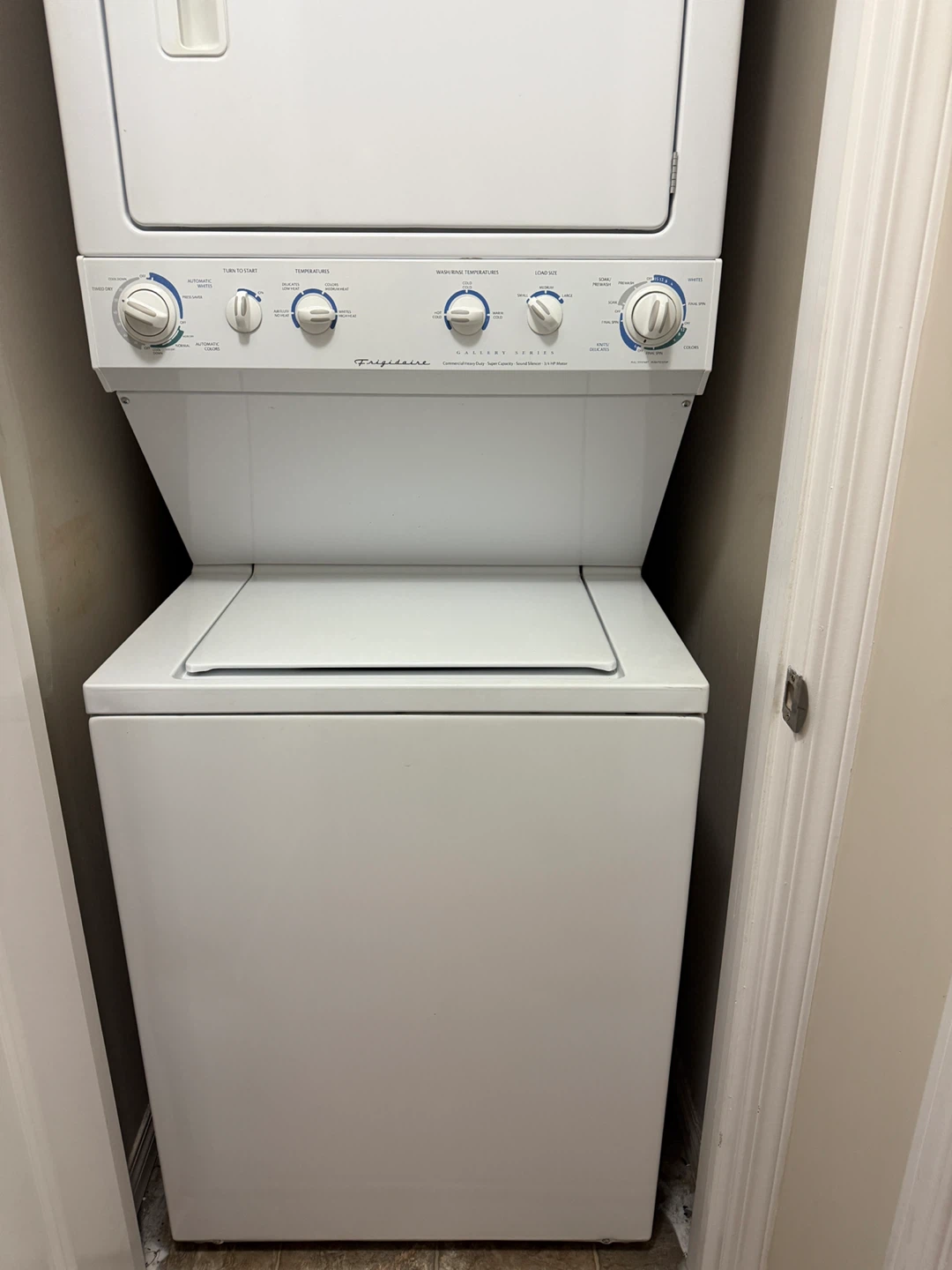 Frigidaire Stackable Washer and Dryer