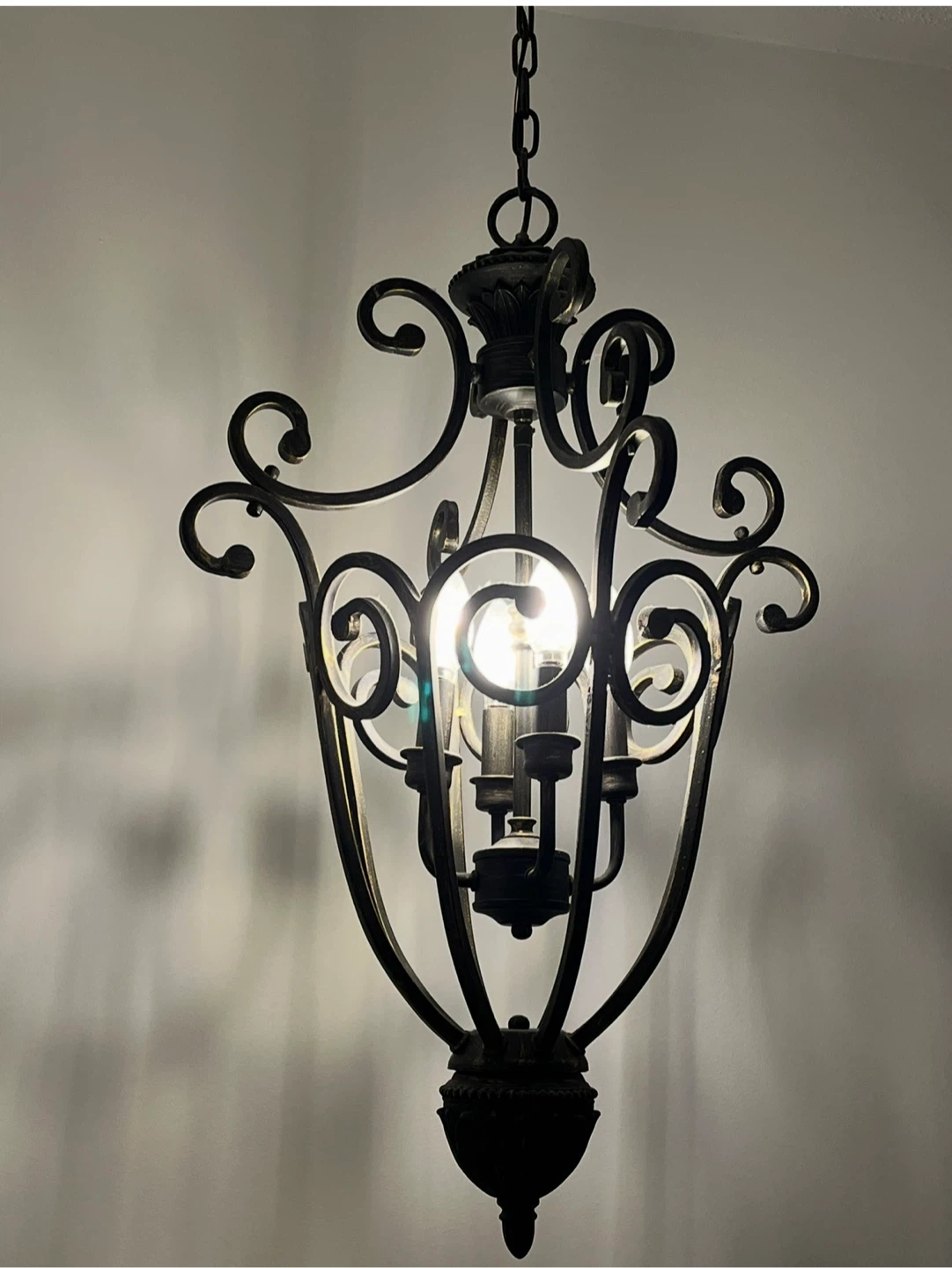 Black Metal Chandelier
