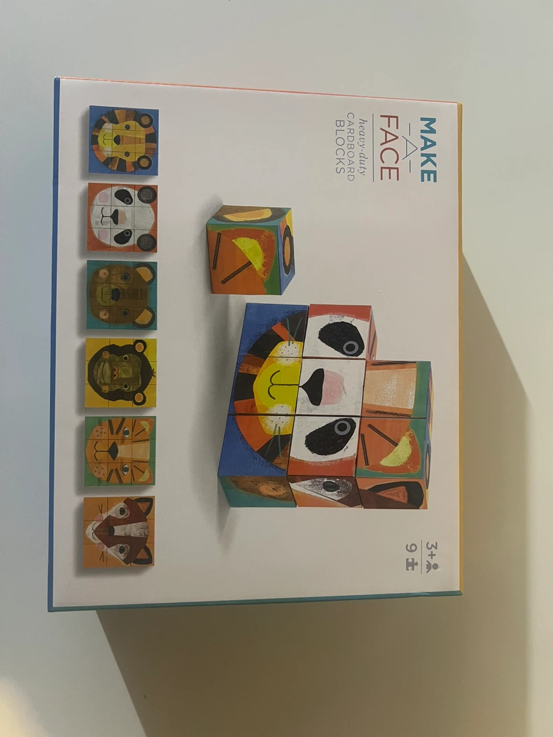 MAKE A FACE Heavy-duty Cardboard Blocks