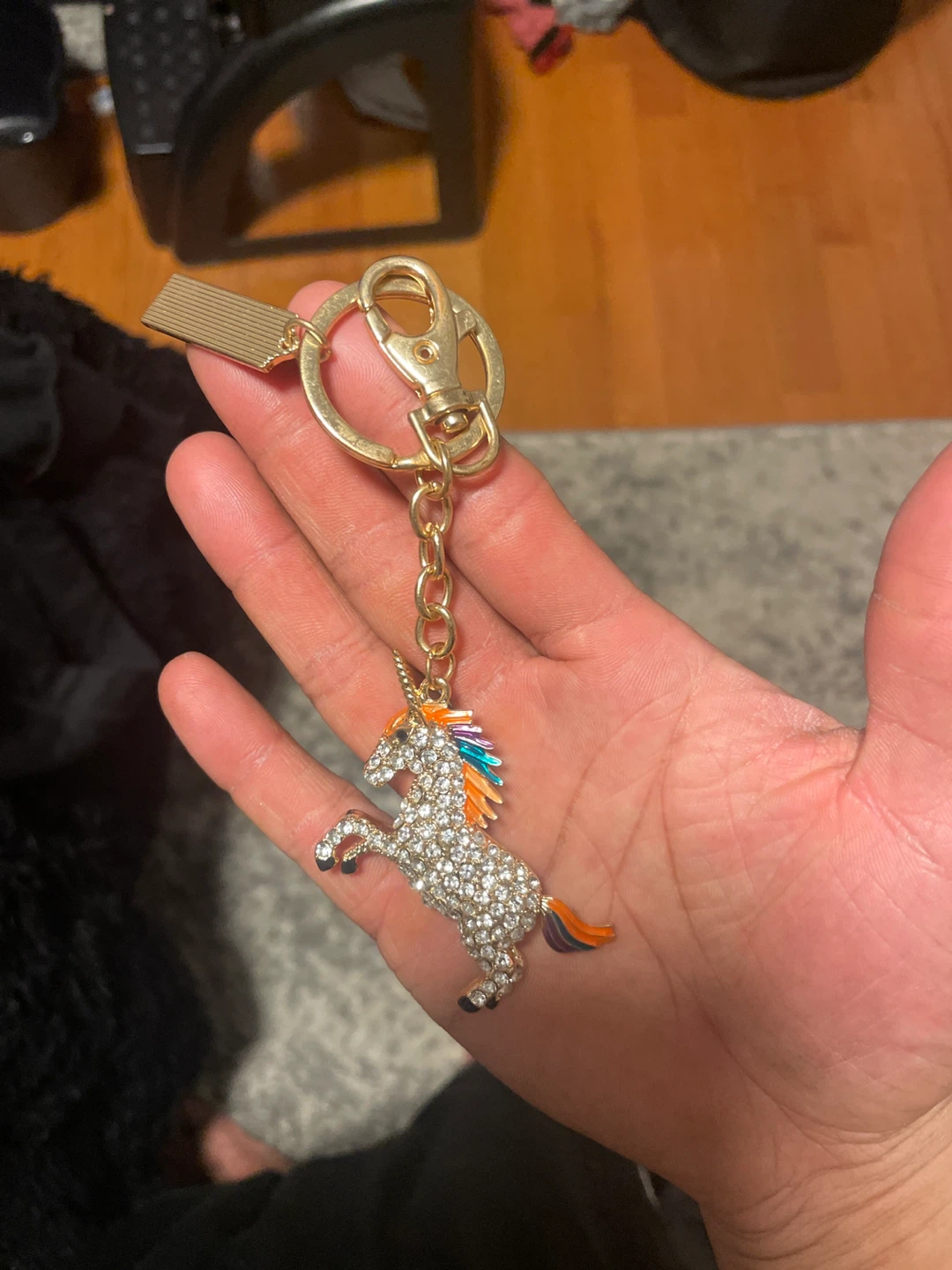 Sparkling Unicorn Keychain