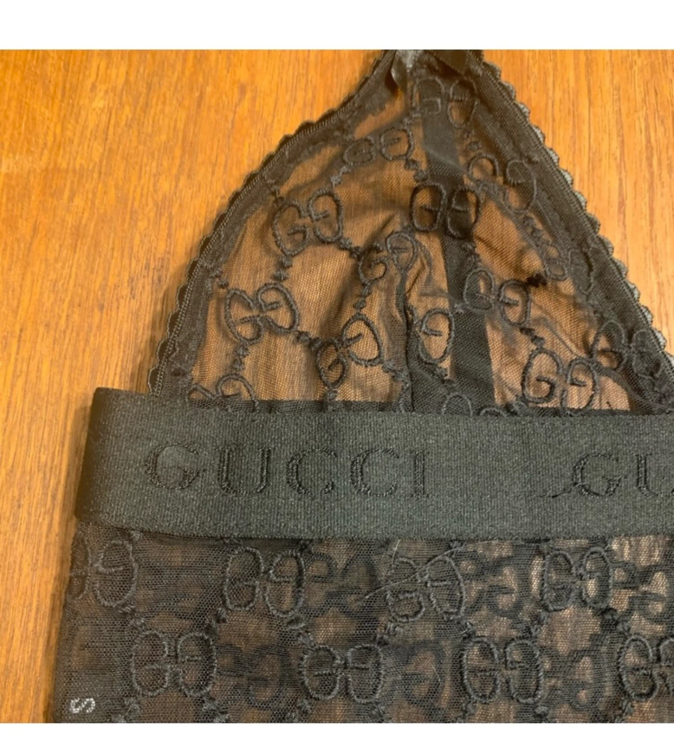 Black Gucci Lace Bodysuit - photo 3