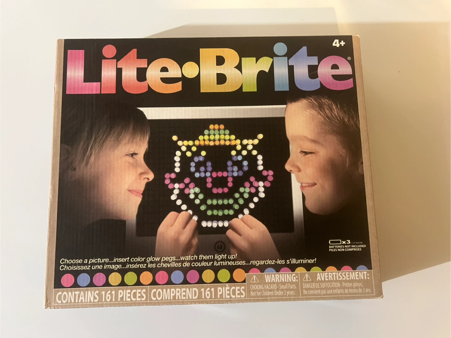 Lite-Brite Classic Toy with Pegs