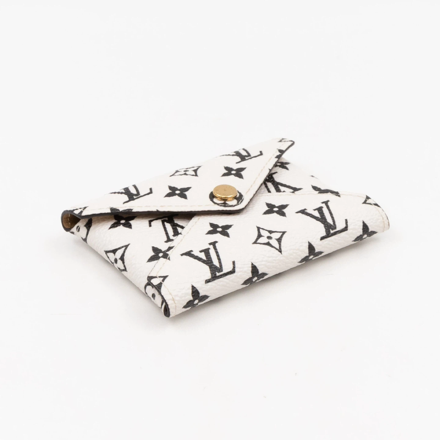 Louis Vuitton Monogram Envelope Coin Purse White - photo 2