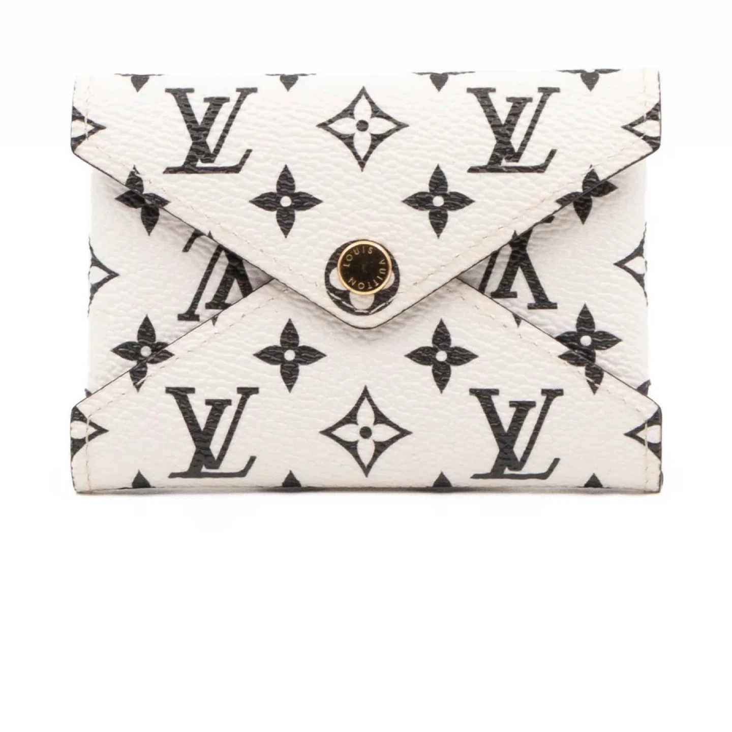 Louis Vuitton Monogram Envelope Coin Purse White
