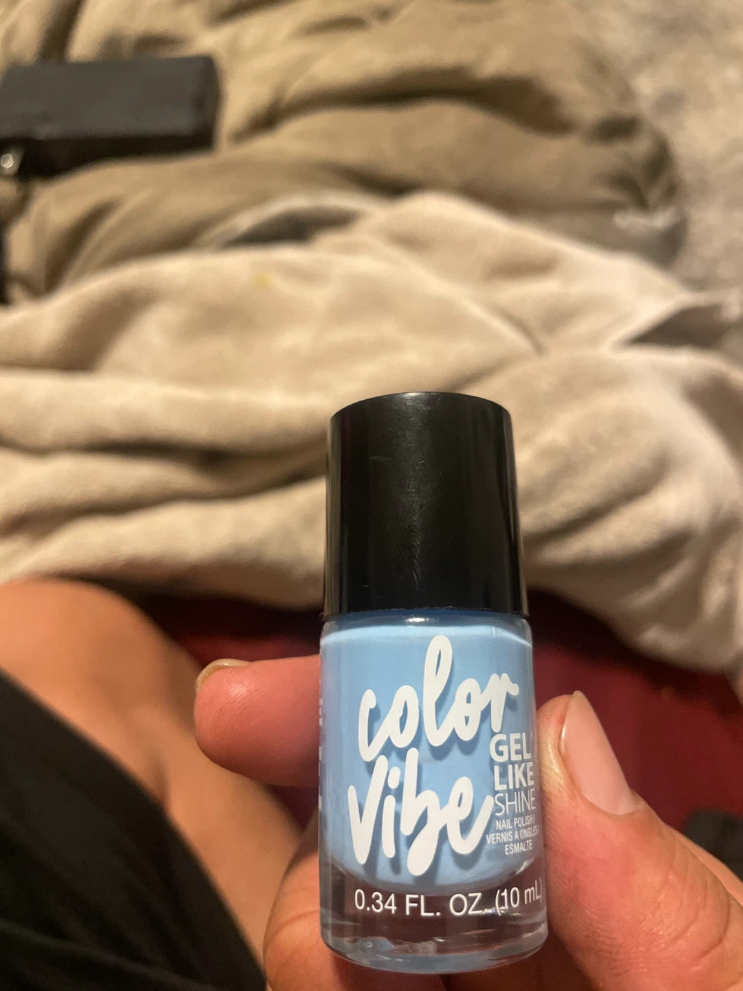 Color Vibe Gel Like Shine Nail Polish - Light Blue