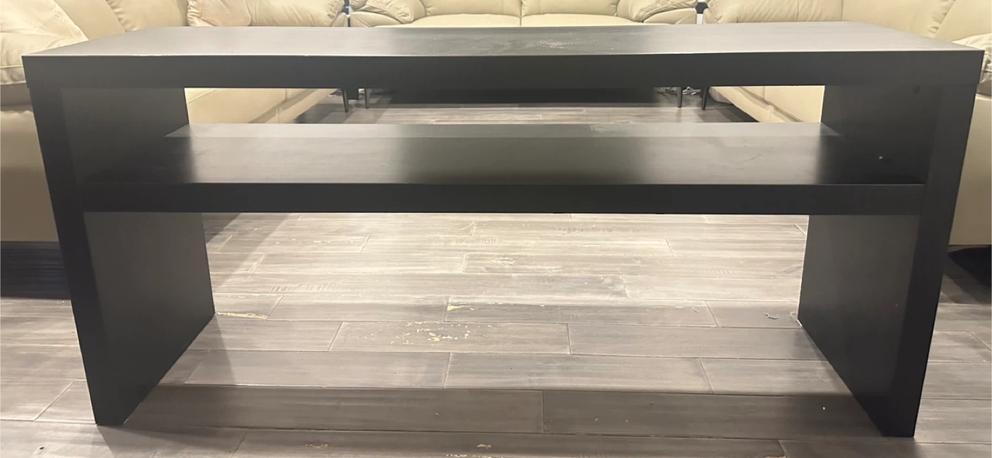 Ikea Black TV Table
