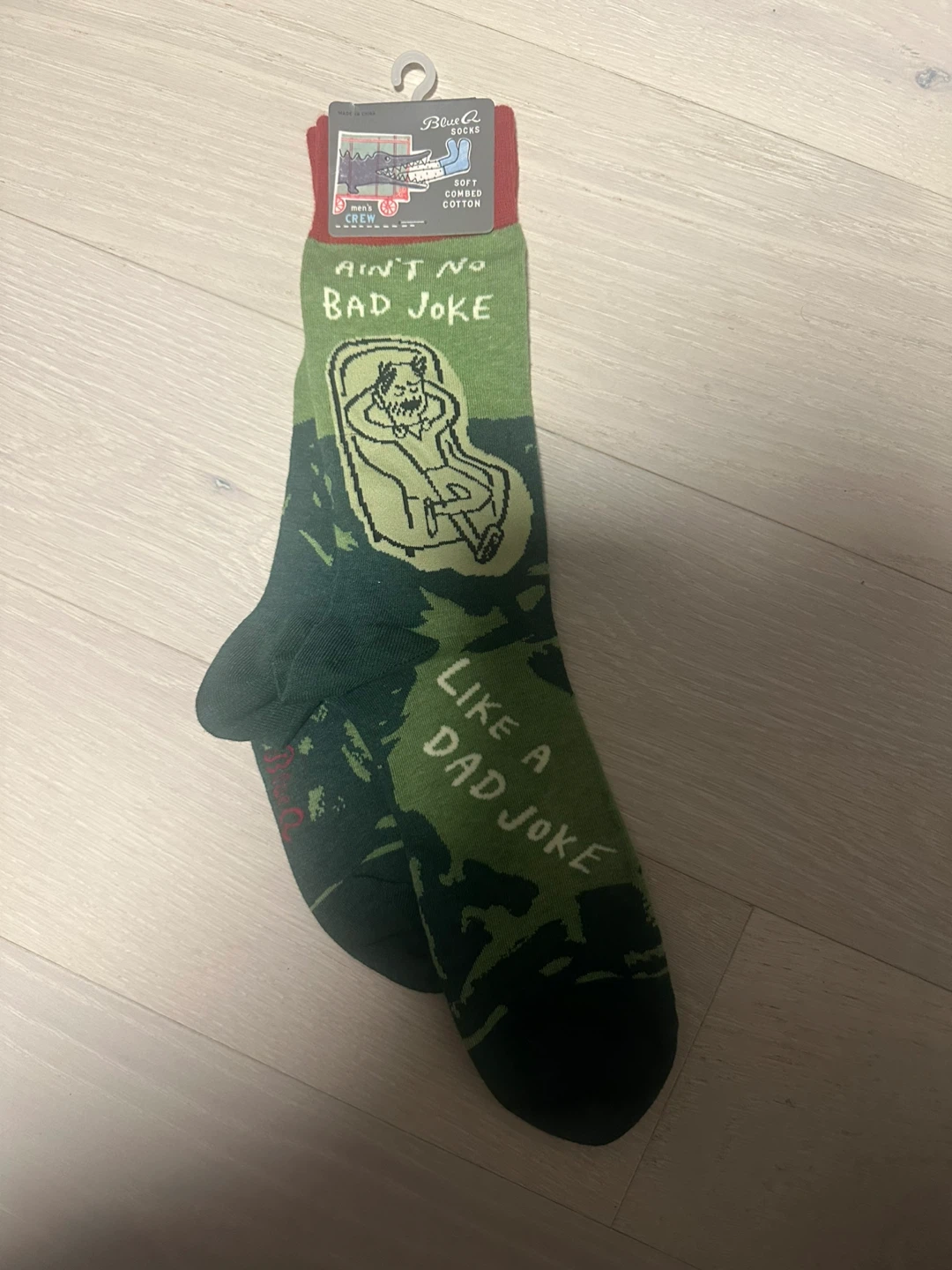 New dad joke mens Socks