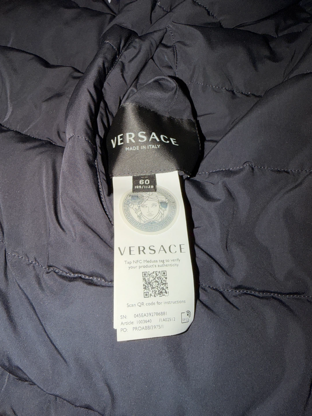 Authentic Versace reversible Puffer Jacket XL - photo 2