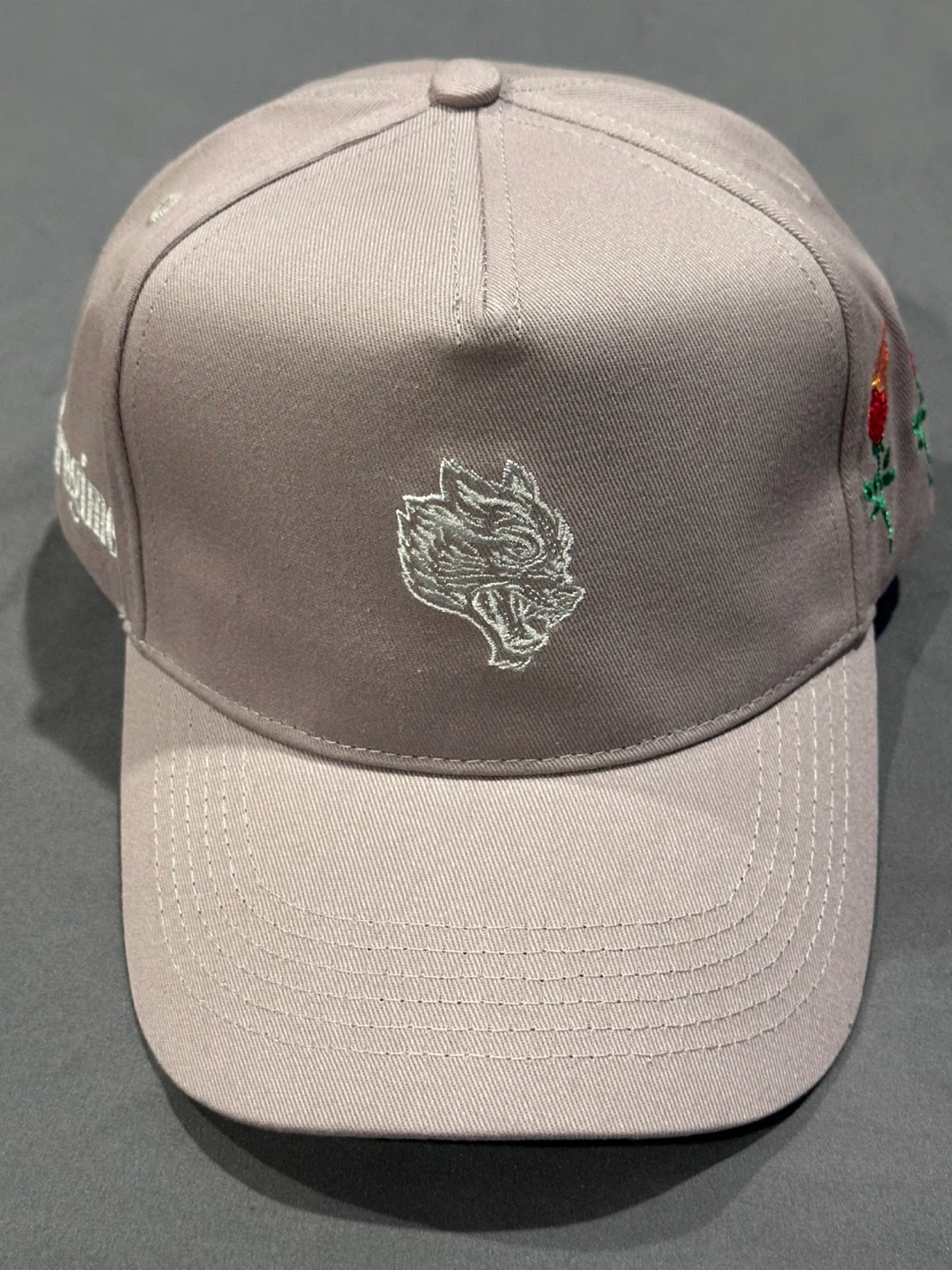 Civil Regime 3 Burning Roses 5 Panel Hat Quartz