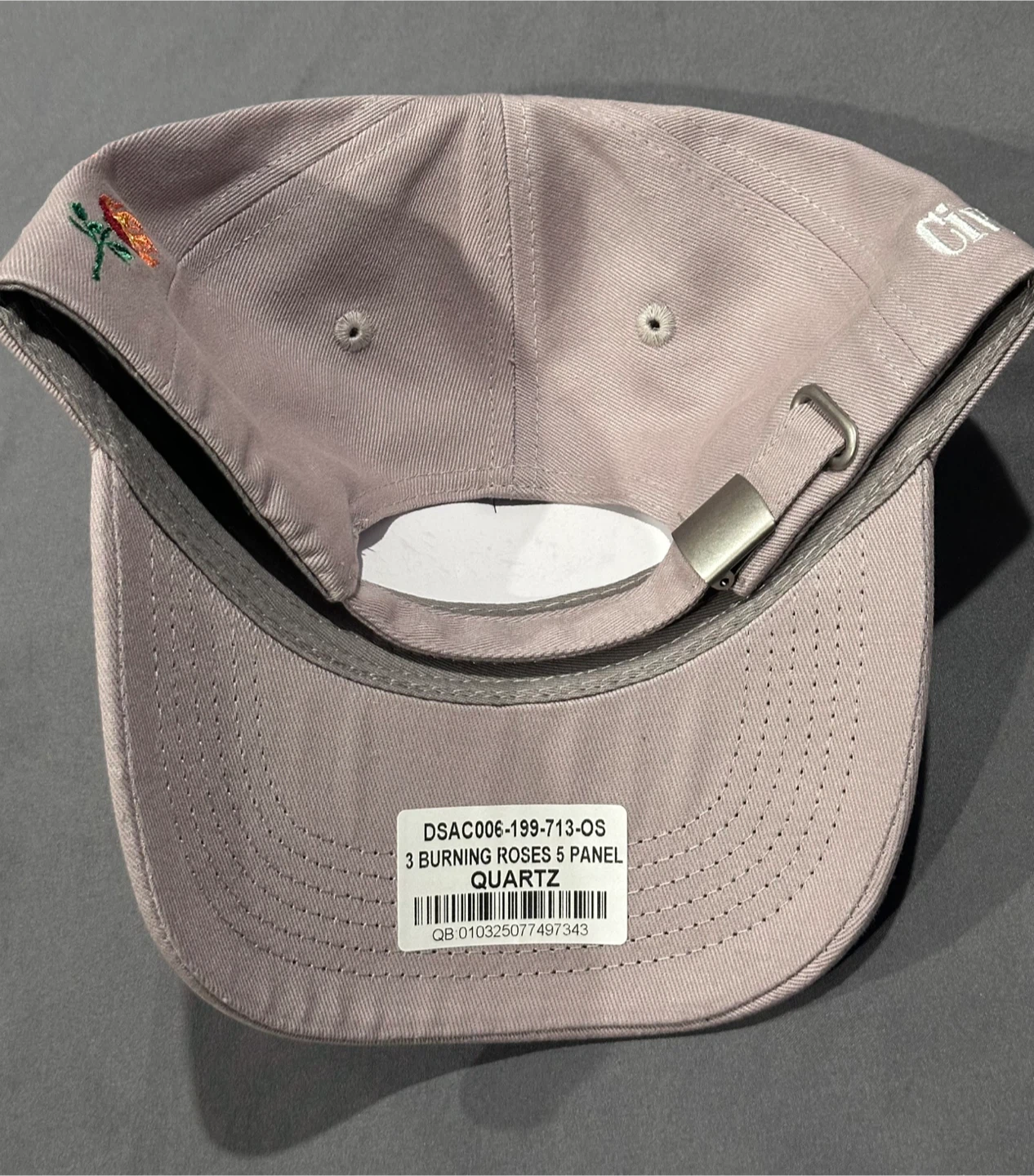 Civil Regime 3 Burning Roses 5 Panel Hat Quartz - photo 5