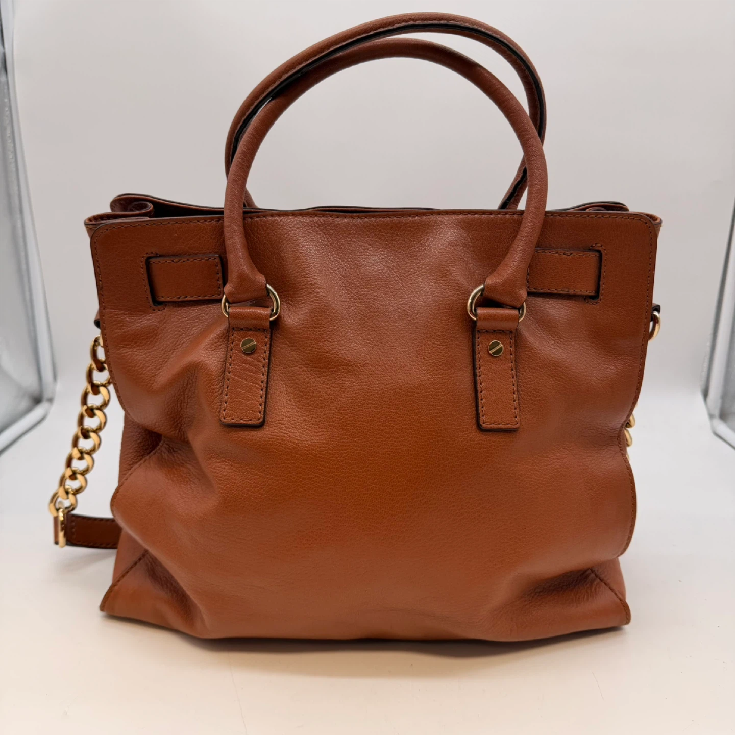 Michael Kors Brown Leather Satchel Handbag - photo 5