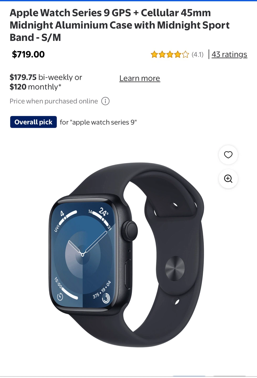 Apple Watch Series 9 (45mm, GPS + Cellular) - photo 4