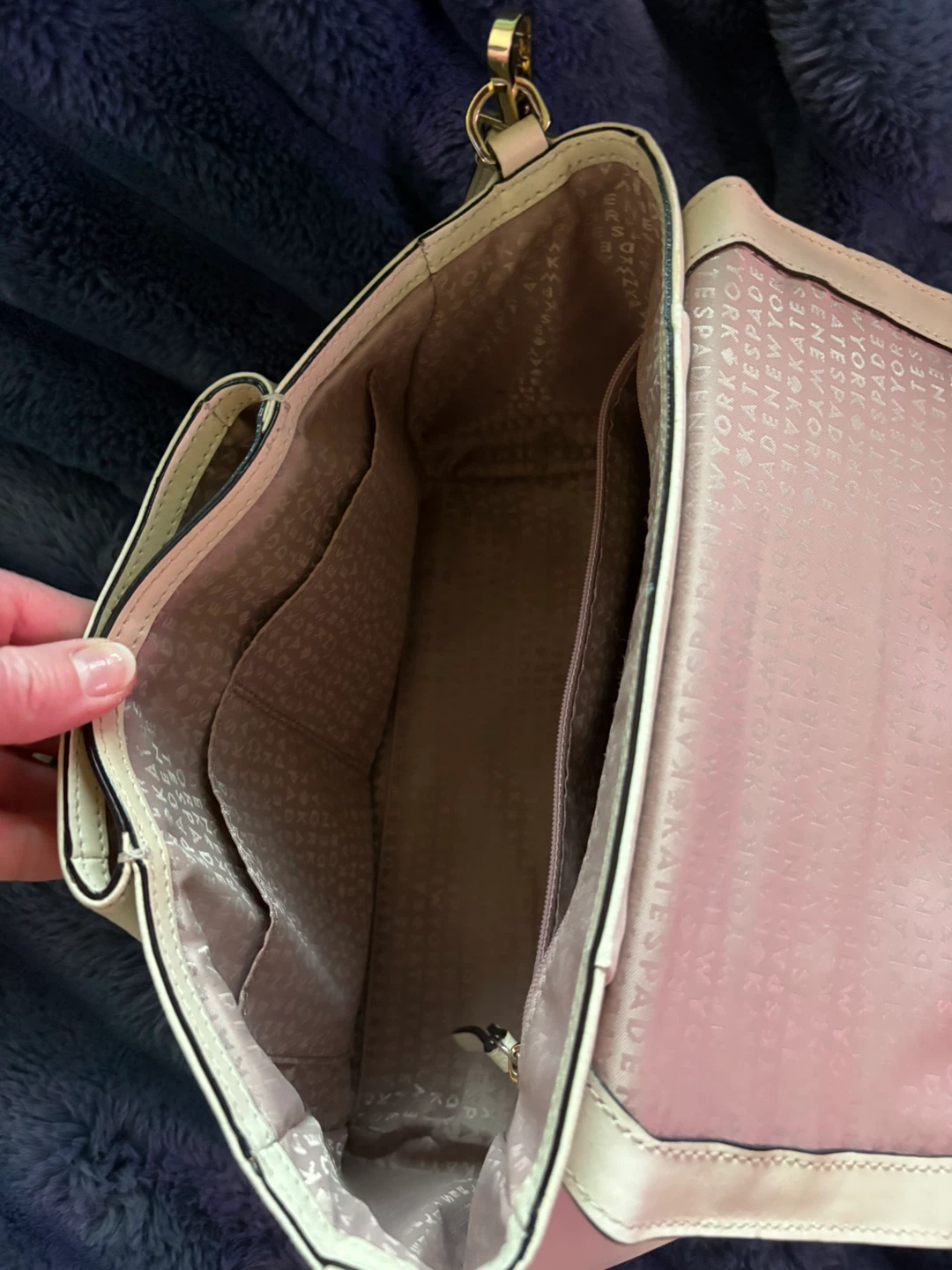 Kate Spade Cream Leather Satchel Handbag - photo 4