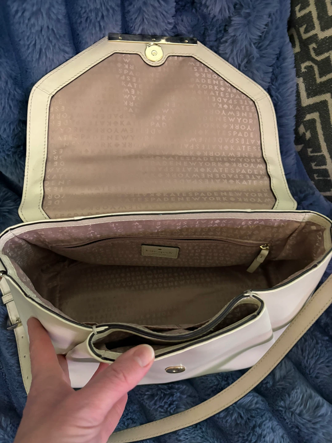 Kate Spade Cream Leather Satchel Handbag - photo 2
