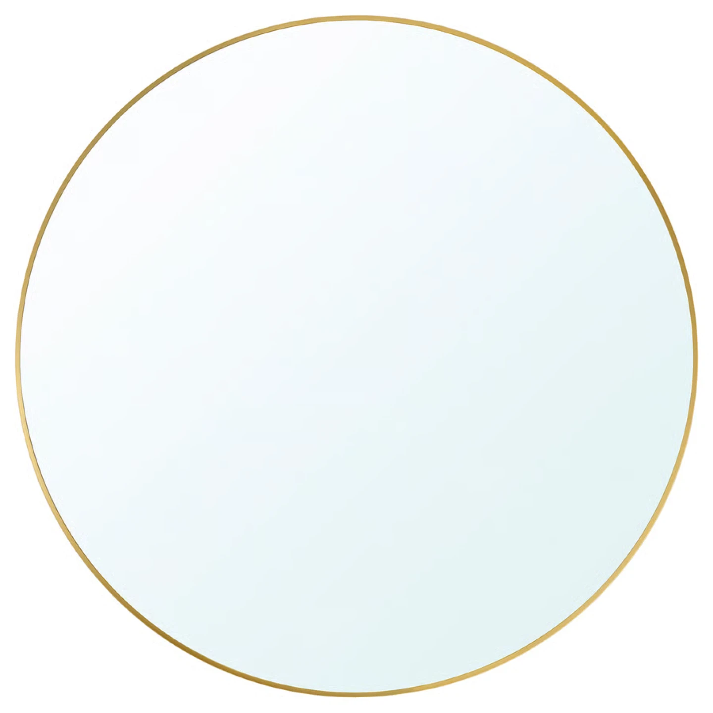 IKEA Gold Round Wall Mirror - photo 3