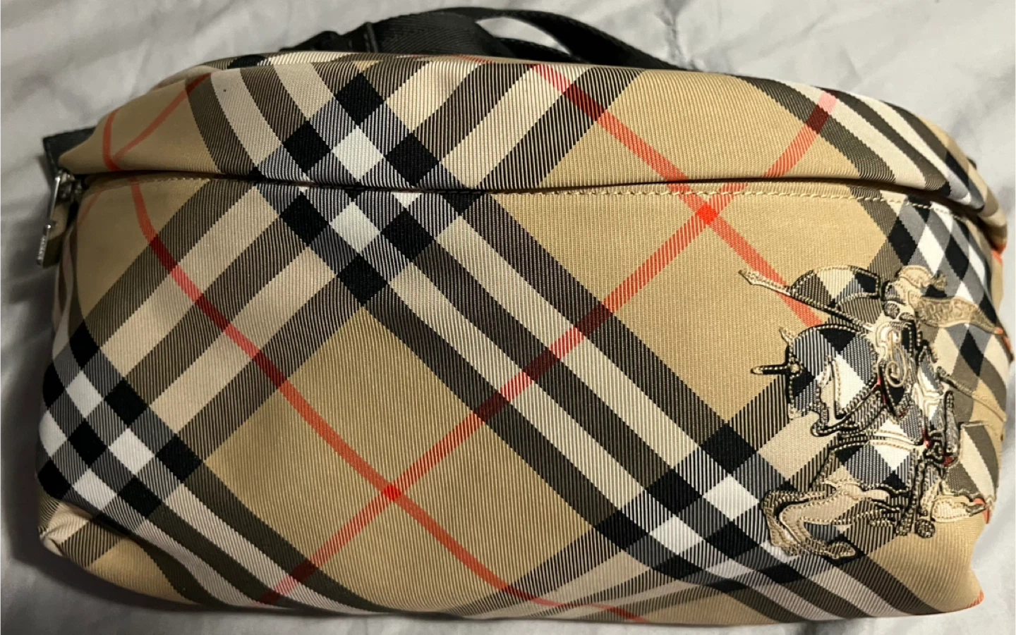 Burberry Haymarket Check Canvas Belt Bag