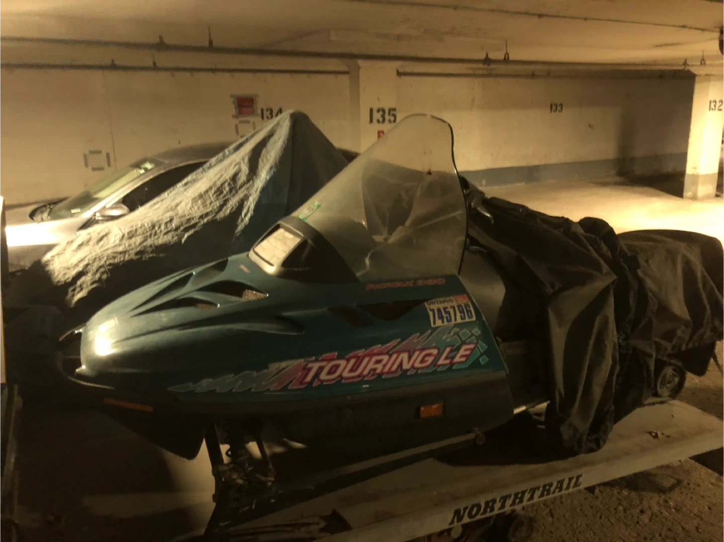 Two Ski-Doos Rotax 380 Touring LE Snowmobile - photo 4
