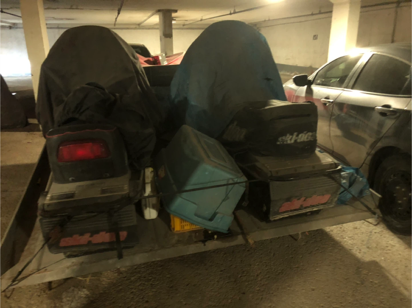 Two Ski-Doos Rotax 380 Touring LE Snowmobile - photo 3