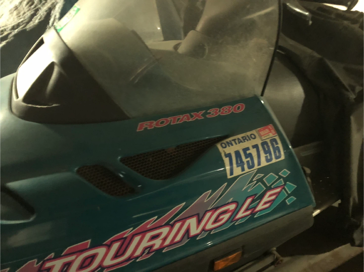 Two Ski-Doos Rotax 380 Touring LE Snowmobile - photo 5