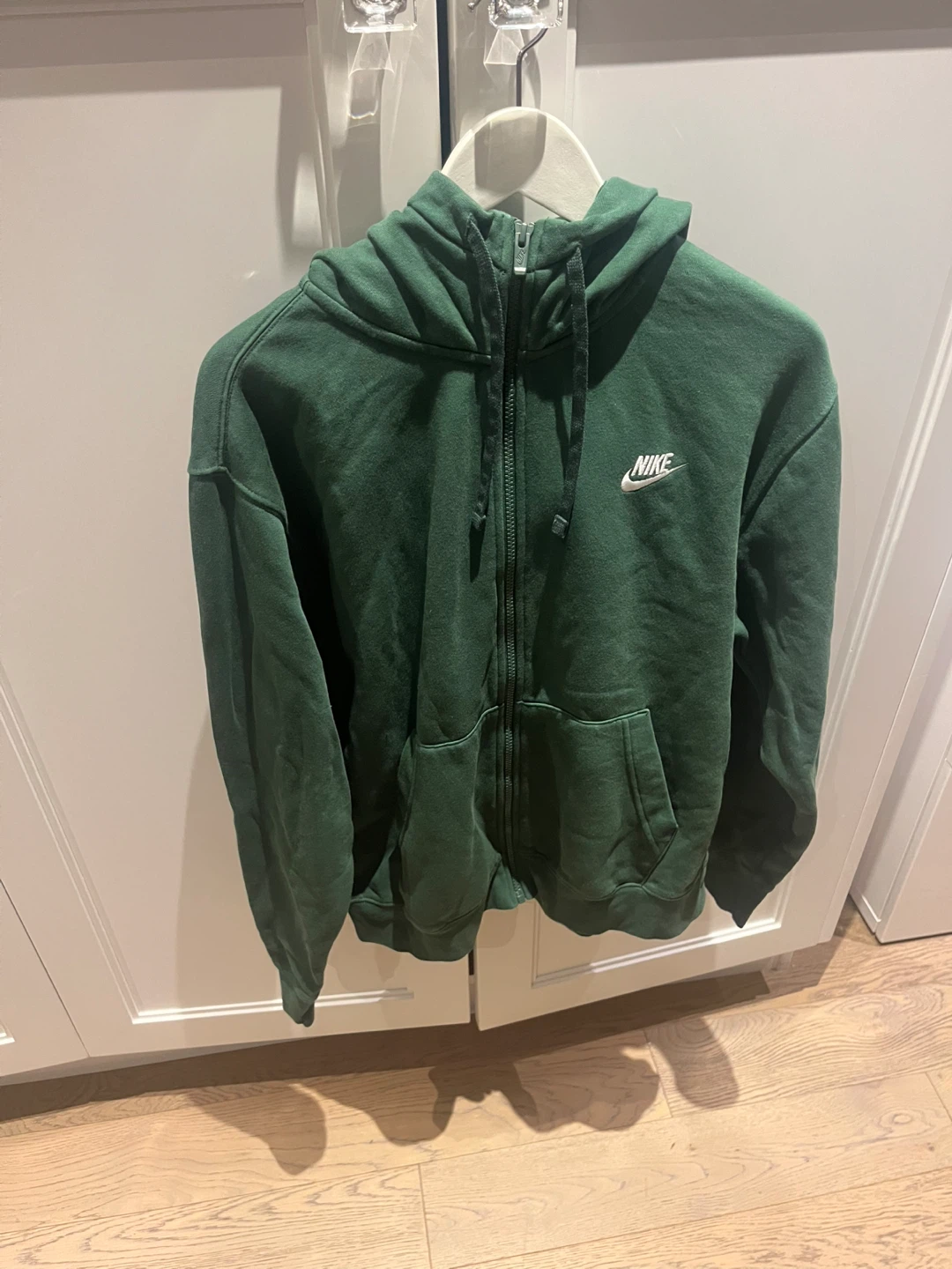 Nike Full-Zip Hoodie Green Size Medium