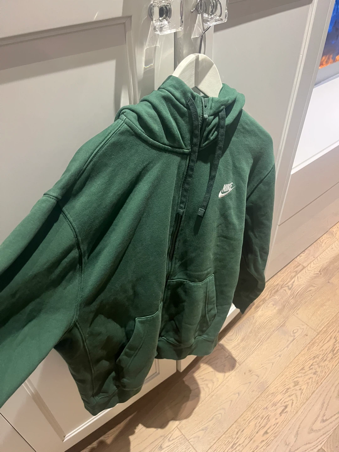 Nike Full-Zip Hoodie Green Size Medium - photo 2