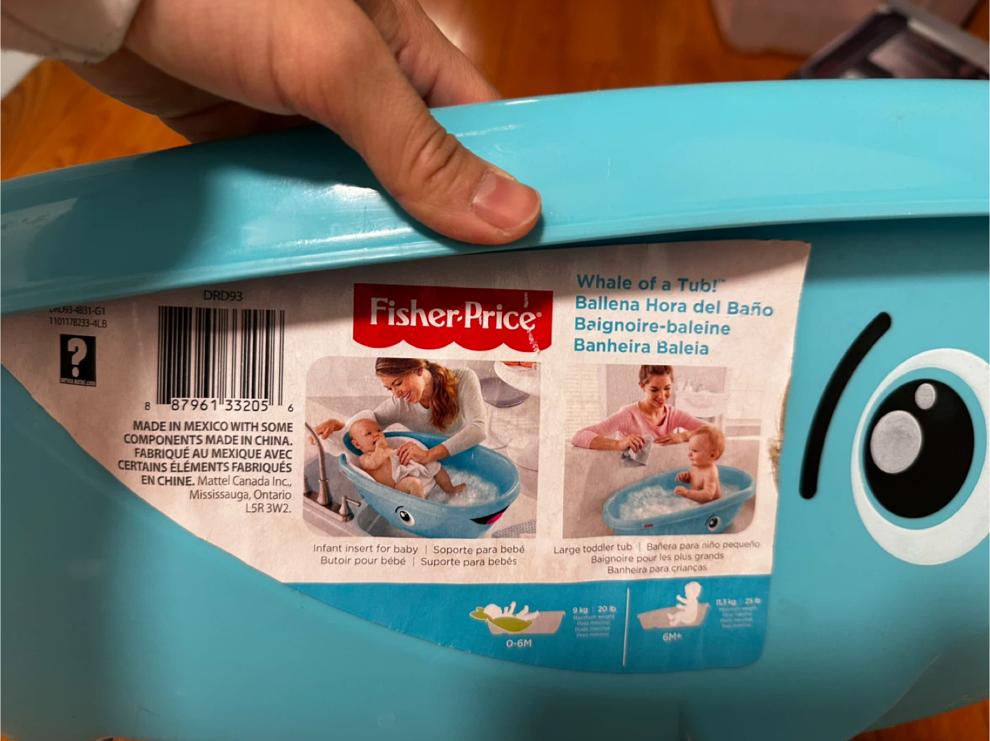 Fisher-Price Whale of a Tub Baby Bath Seat - photo 2
