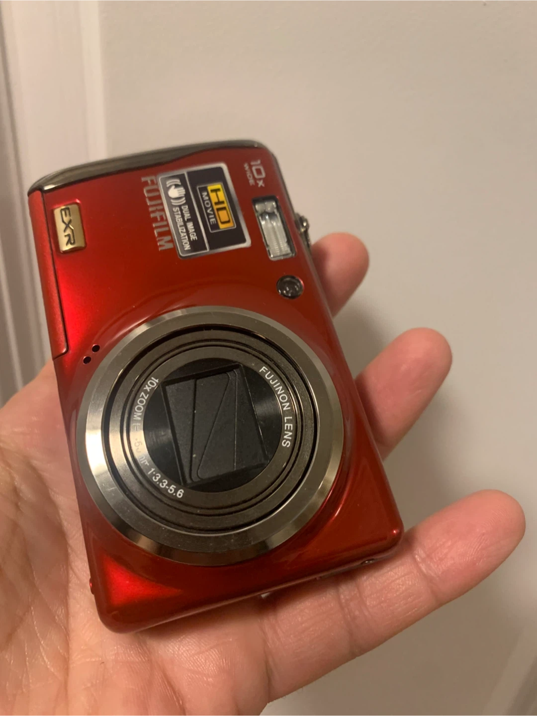 Fujifilm FinePix F80 EXR Red Digital Camera - photo 5