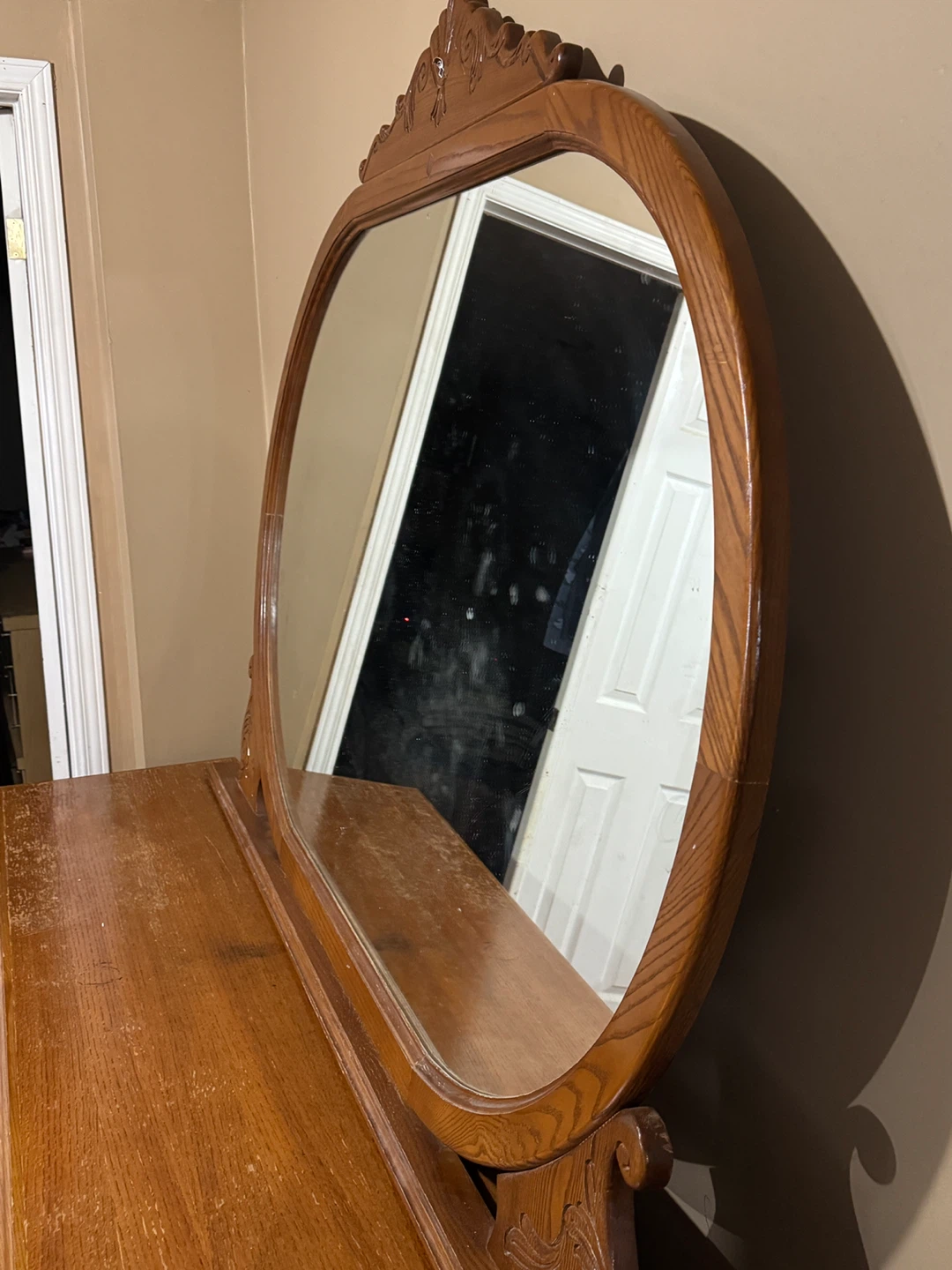 Solid Wood Dresser with Mirror - photo 2