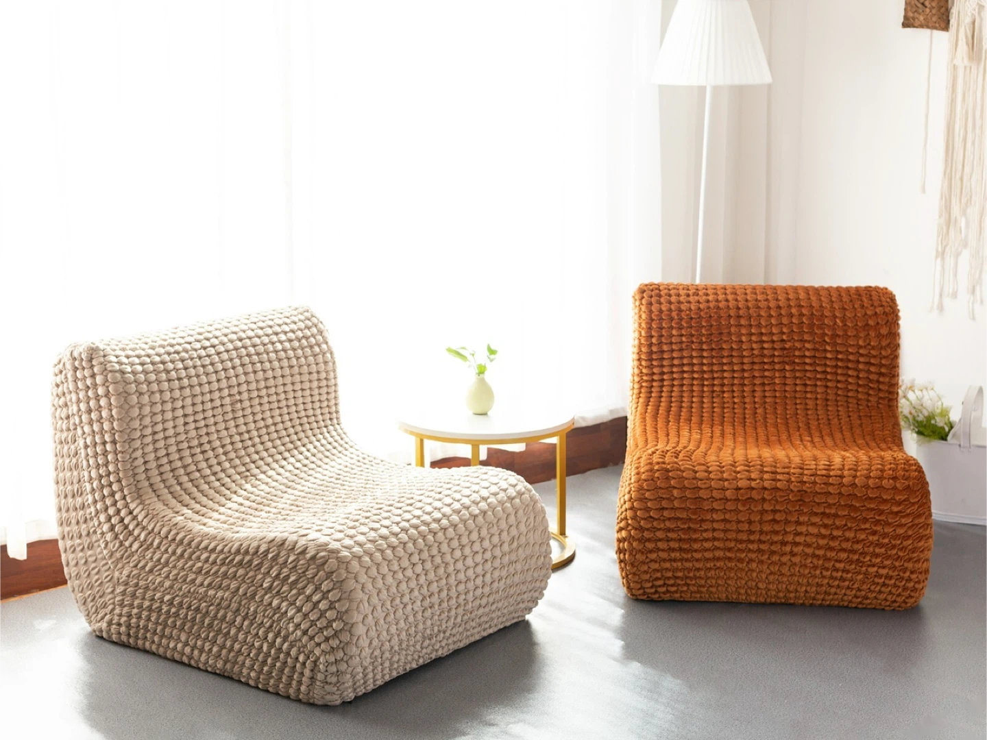 Comfortable Accent Chair with Textured Fabric - photo 2
