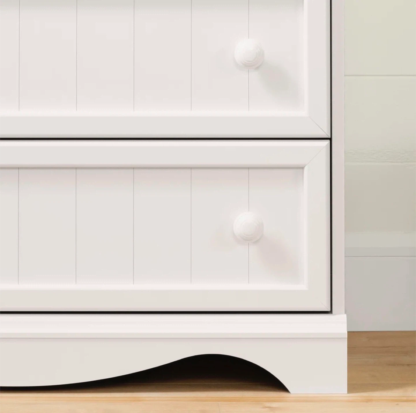 White Changing Table with 2 Drawers - photo 5