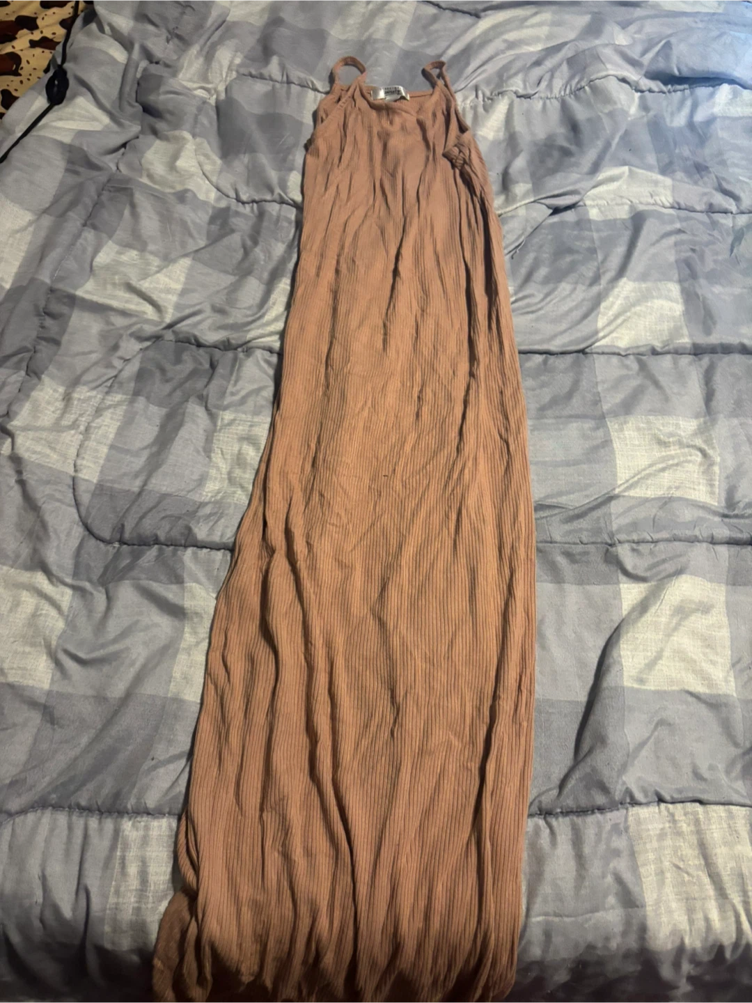 Streetwear Society Ribbed Maxi Dress - Pink - Medium