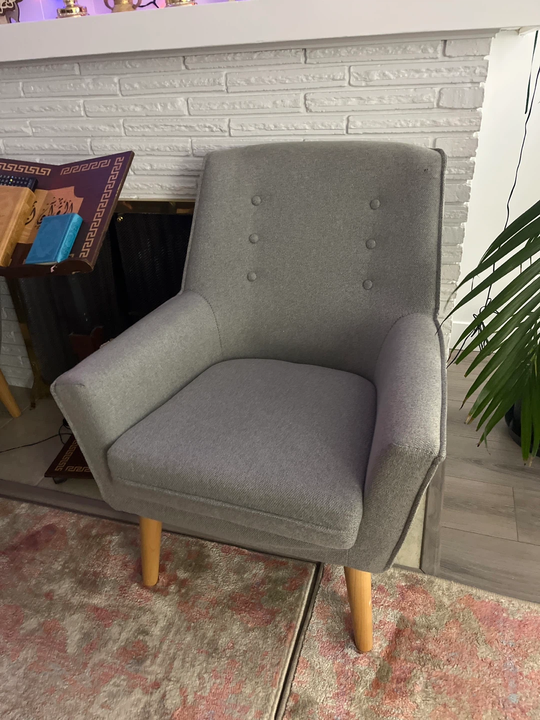 Grey Accent Armchair - photo 2