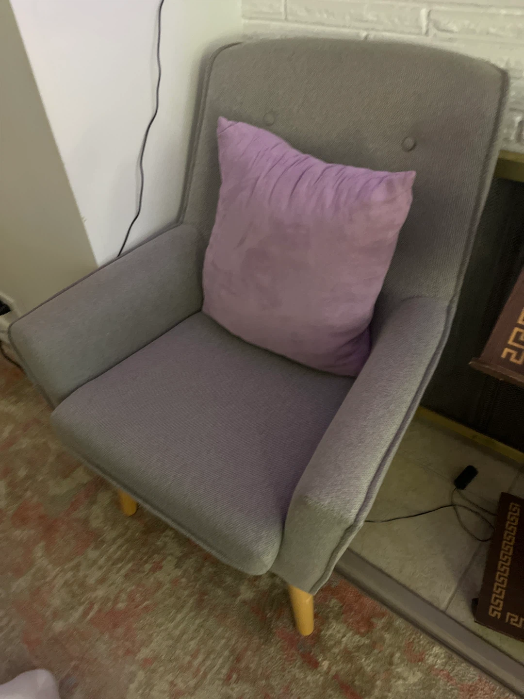 Grey Accent Armchair - photo 5