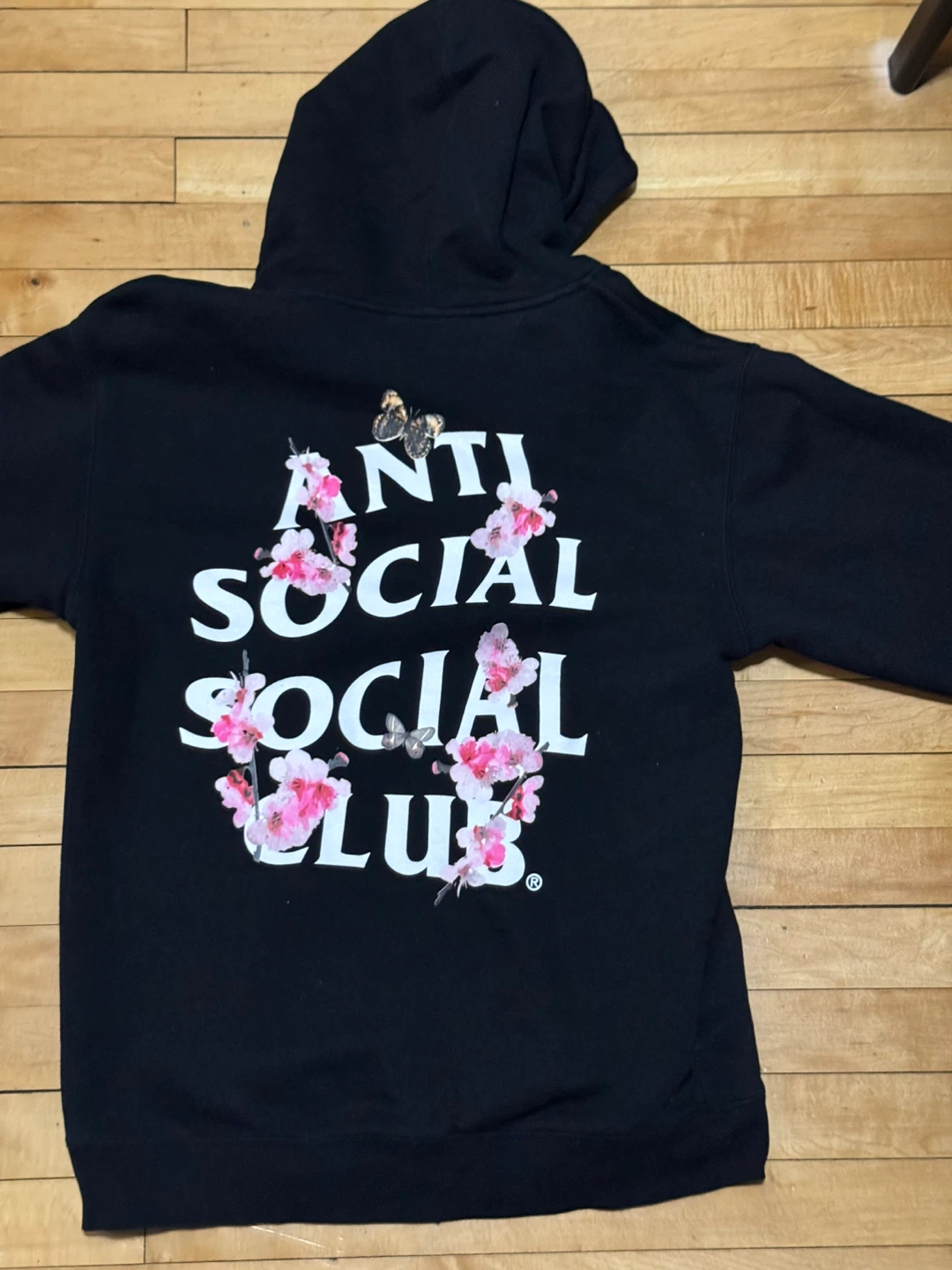 Anti Social Social Club Black Cherry Blossom Hoodie - photo 2
