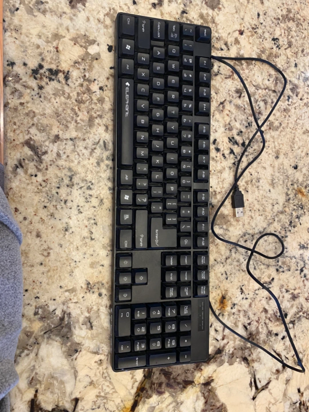 Elephone Full Size Wired Keyboard