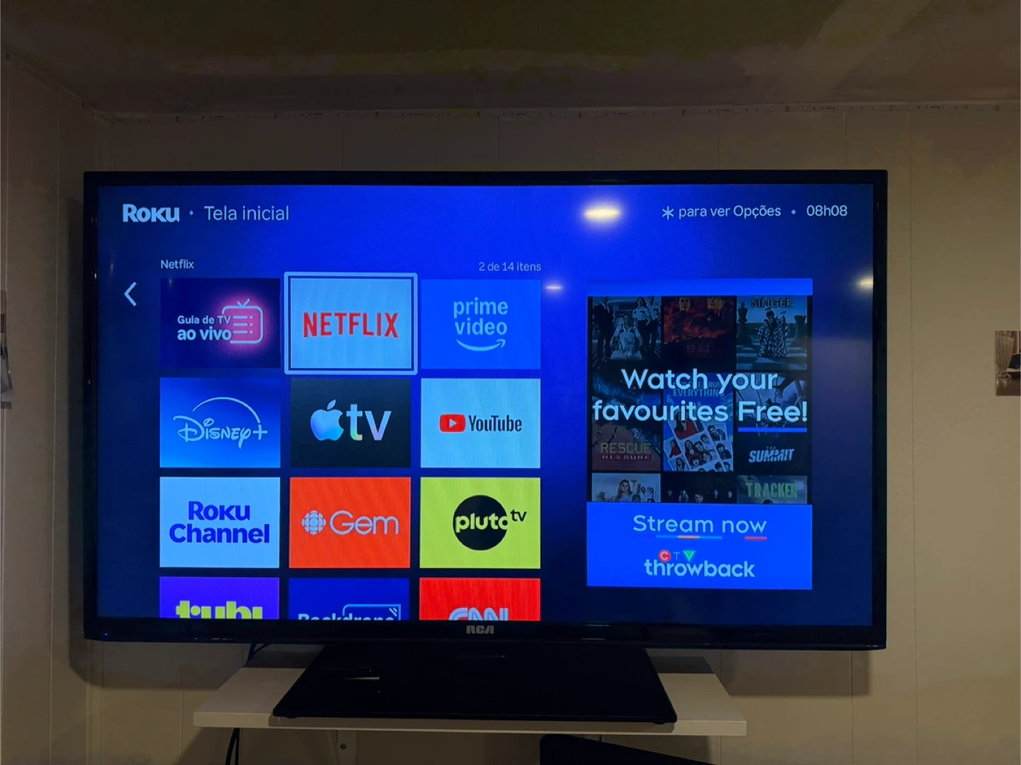 60-inch TV RCA