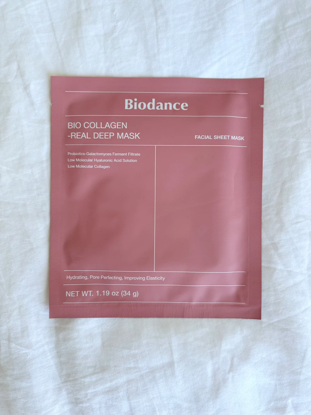 🆕 4 pcs Biodance Bio Collagen Real Deep Facial Sheet Mask (34g) - photo 2