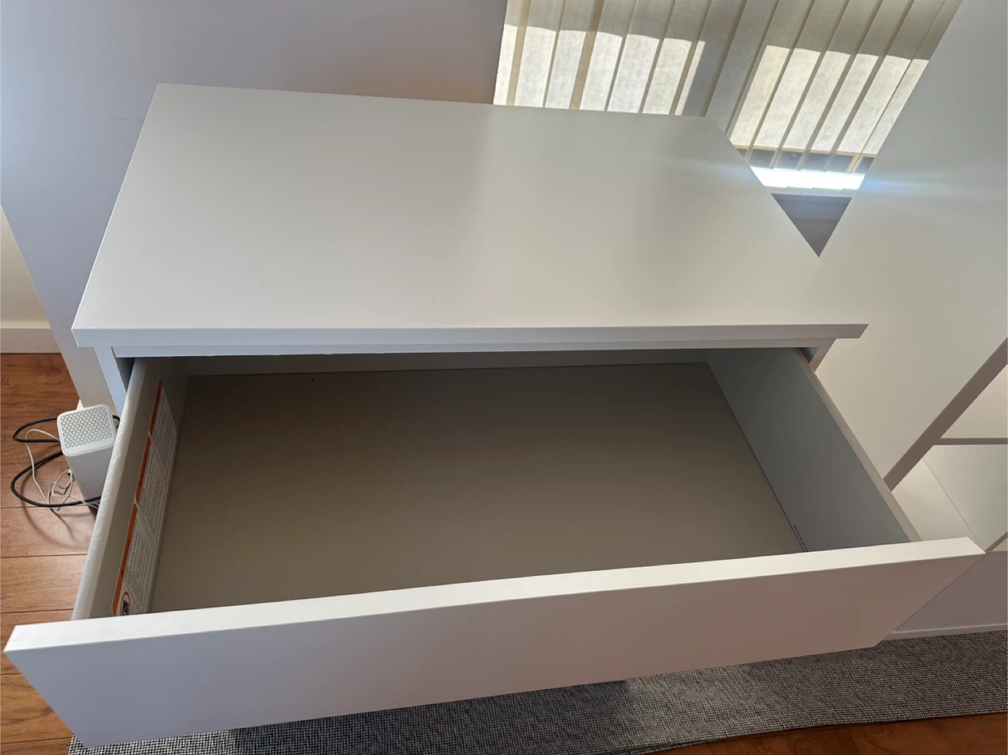 White Modern Dresser + Shelf Set – Save $60 - photo 3