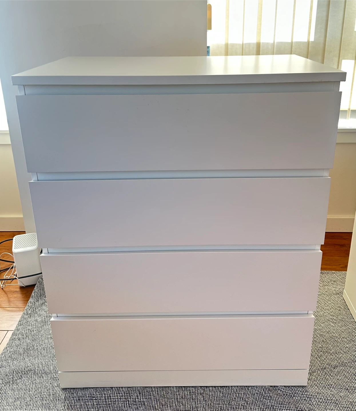 White Modern Dresser + Shelf Set – Save $60 - photo 2