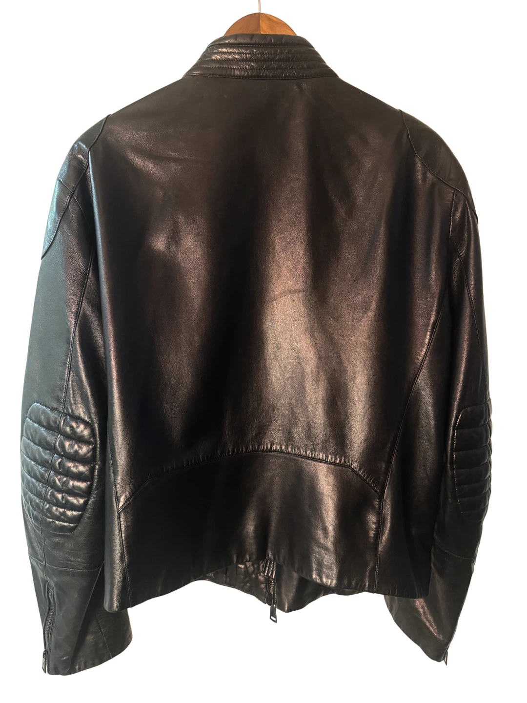 Ralph Lauren Black Label Leather Motorcycle Jacket - photo 2