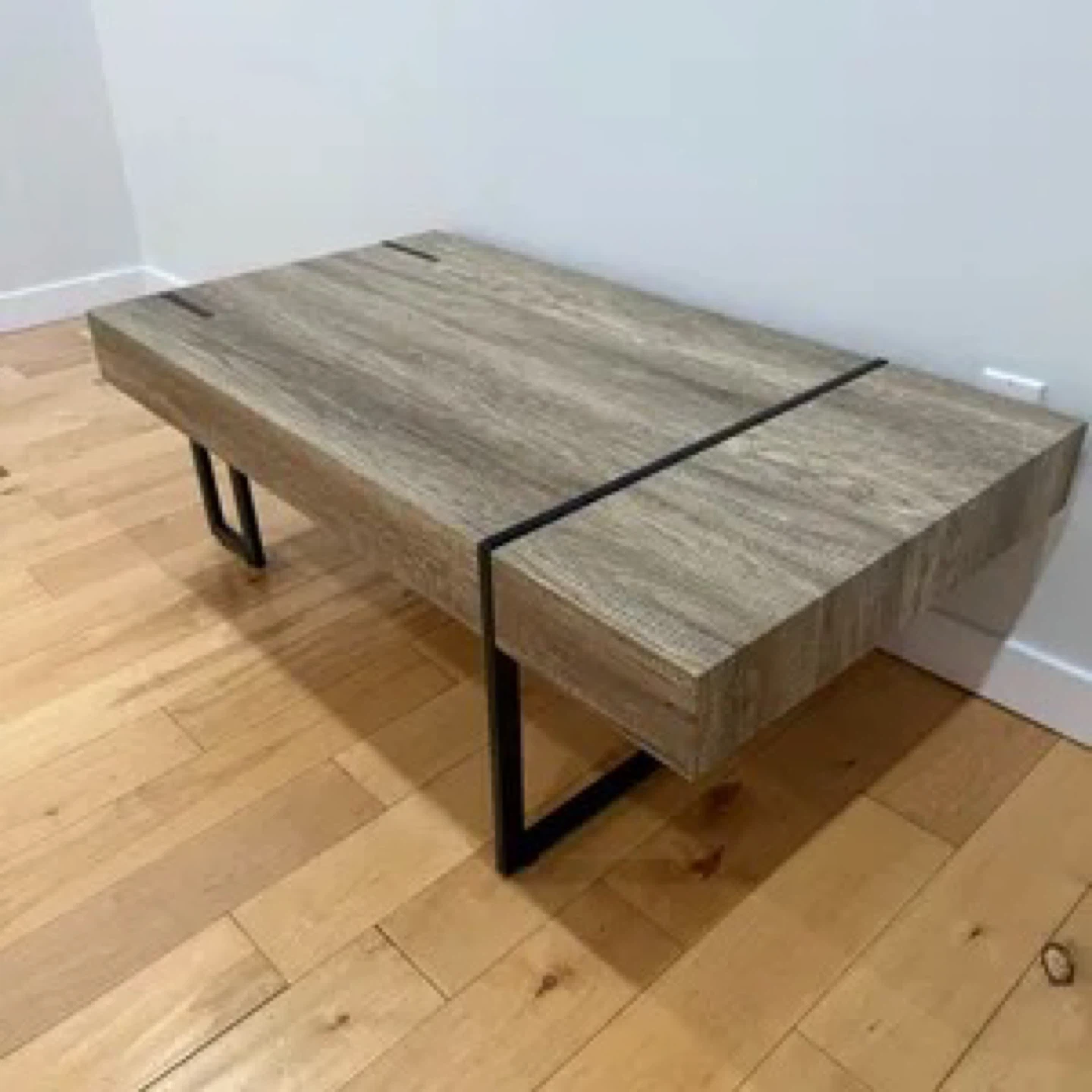 Wooden coffee table