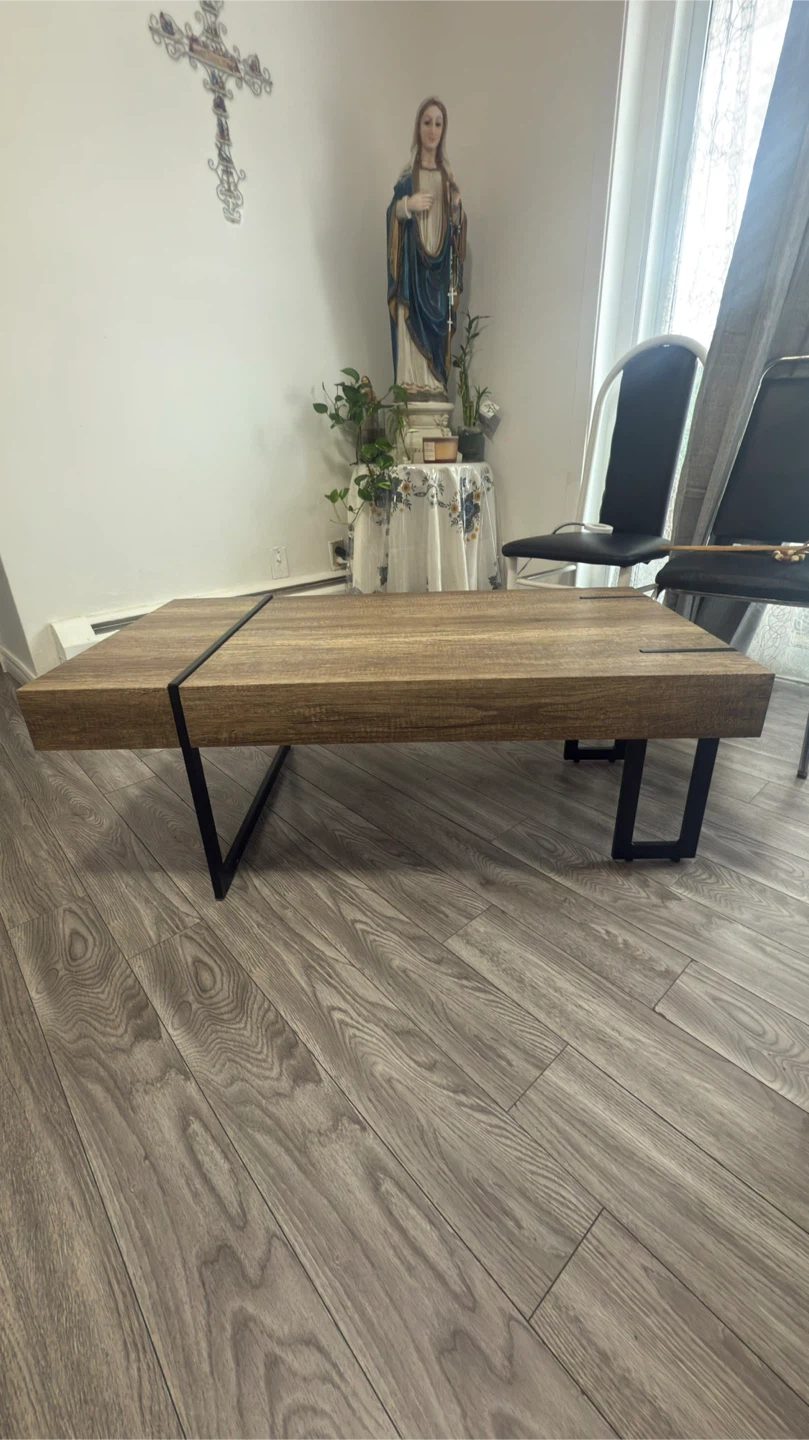 Wooden coffee table - photo 3