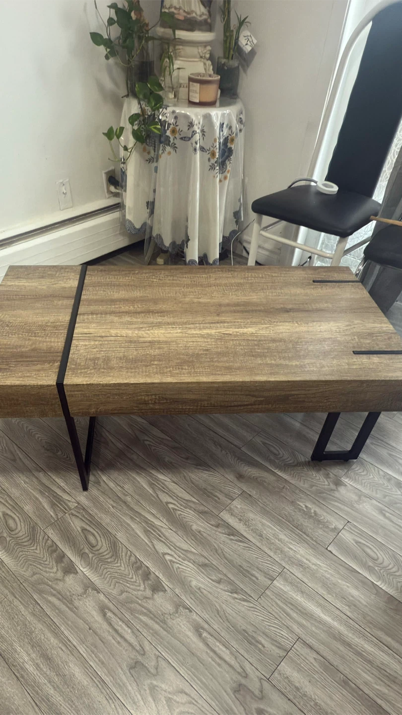 Wooden coffee table - photo 2
