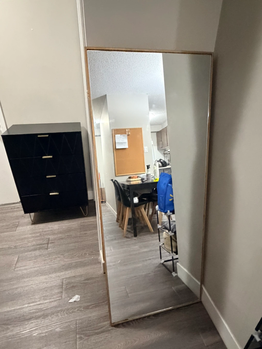 Full Length Mirror with Wood Frame - photo 2