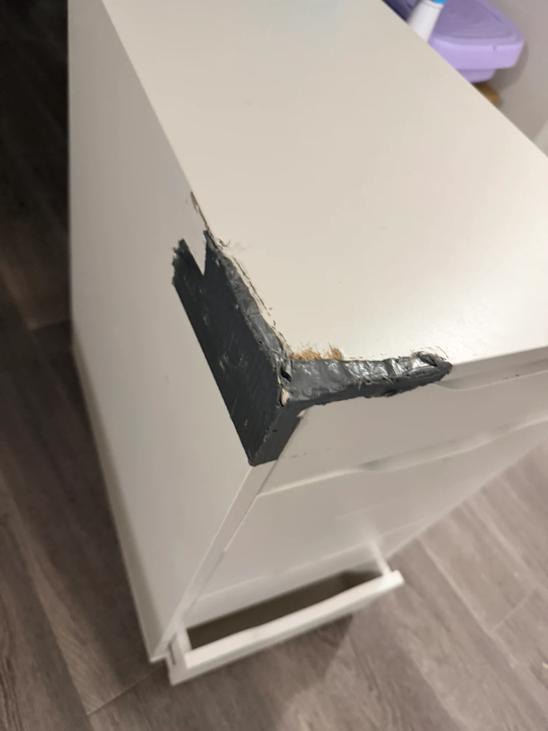 White 5-Drawer Alex Unit