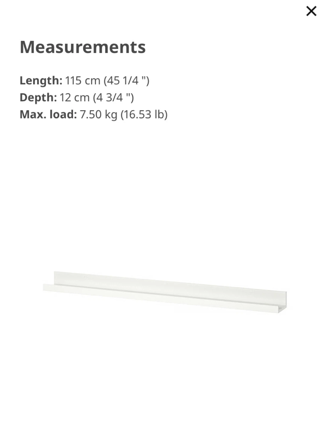 IKEA Picture Ledge (Set of 2) - photo 3