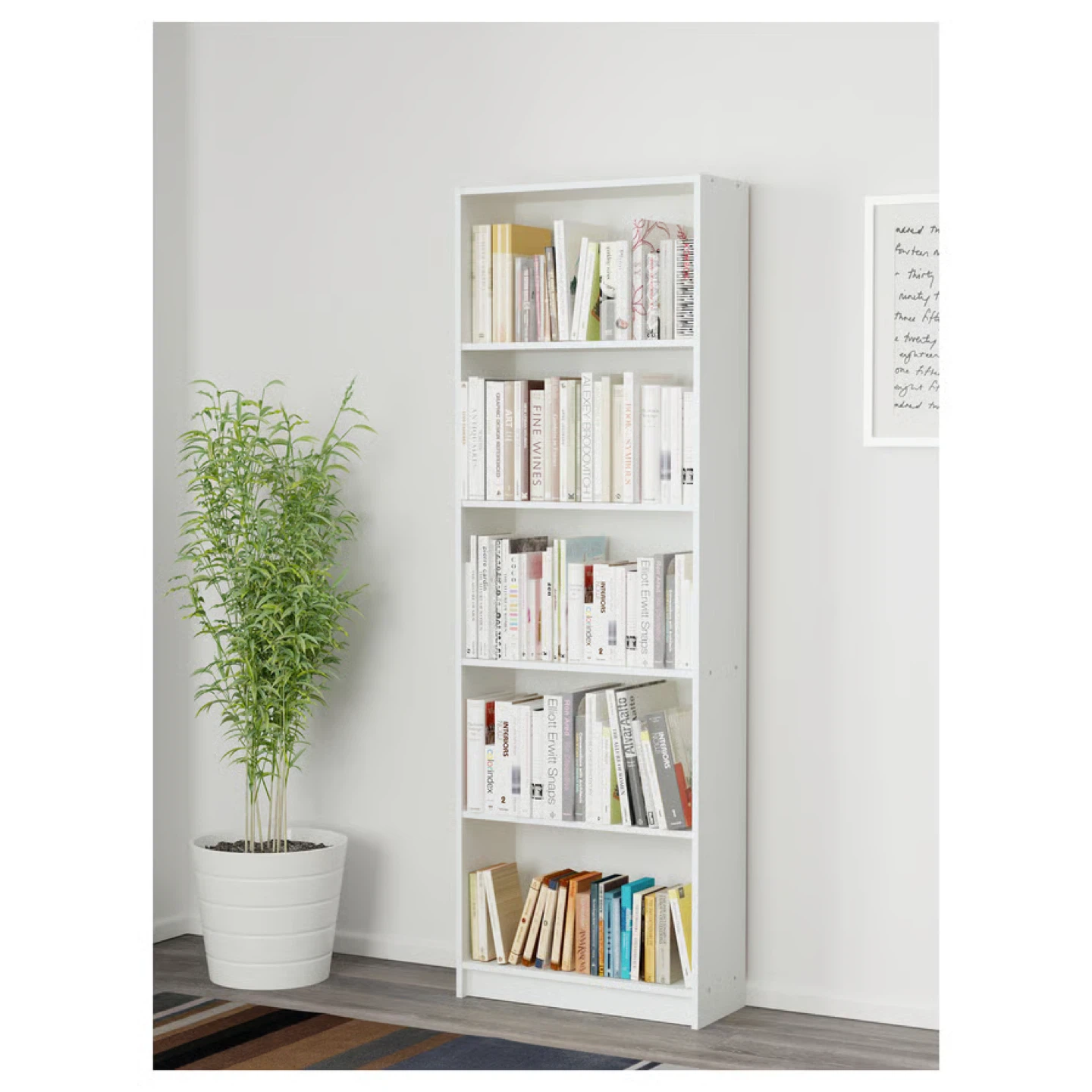 White Bookshelf