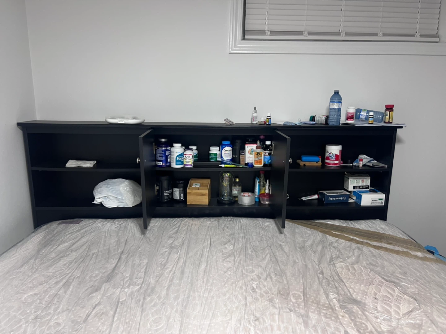 King Size Storage Bed with 12” Mattress – Like New - photo 3