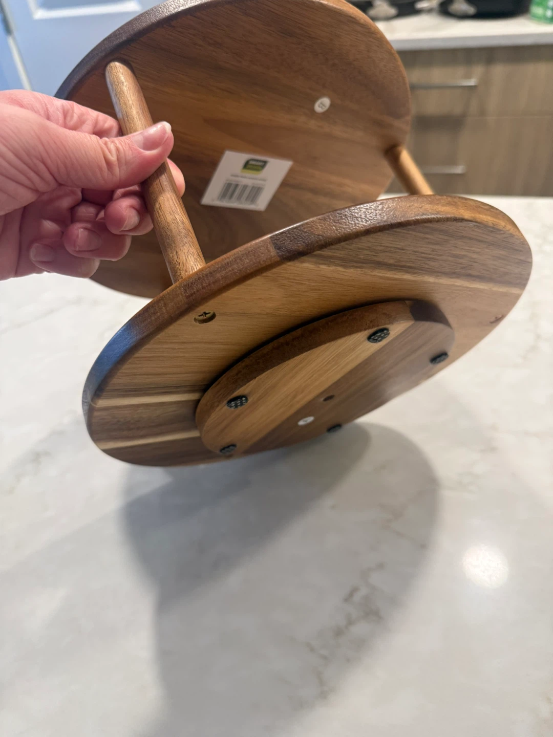 Wooden Tiered Serving Stand - photo 4
