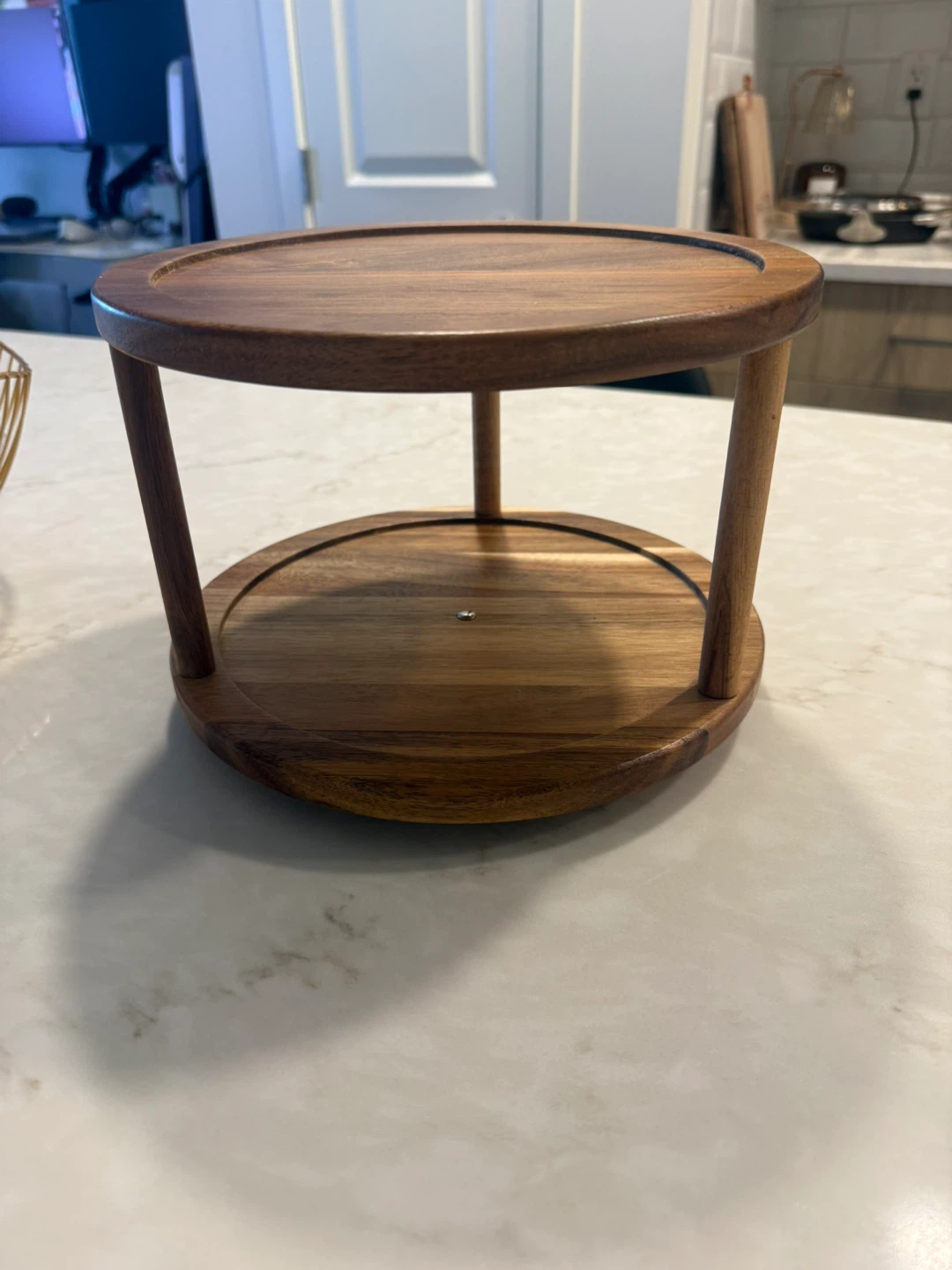 Wooden Tiered Serving Stand - photo 2